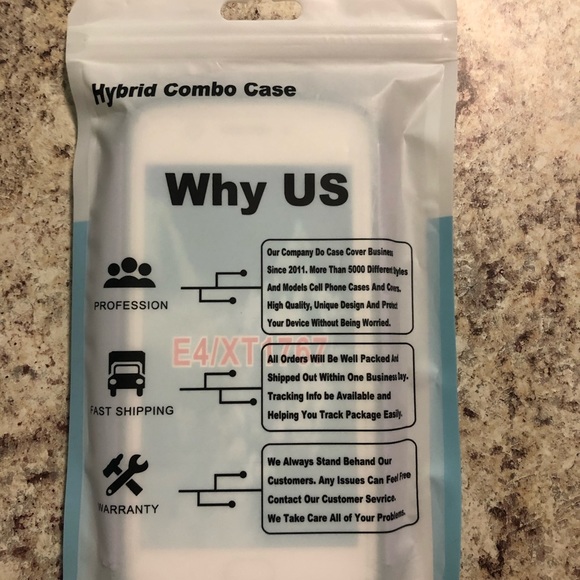 Moto E4 Cover and Tempered Glass Protector - Picture 2 of 4